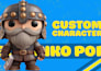 create cute 3d models character, funko pop, and action figures for printing